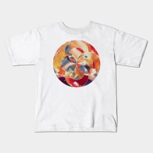 Geometric Abstract Circle Kids T-Shirt